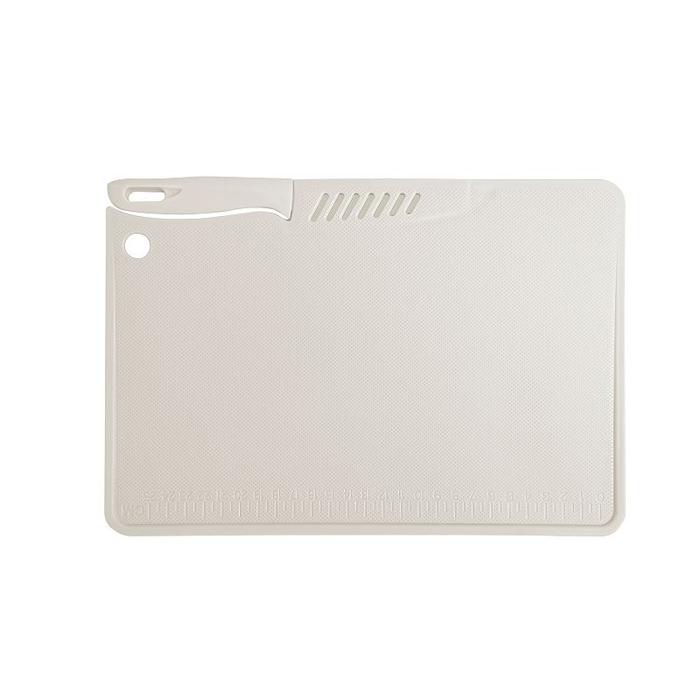 Cutting Board with Knife
